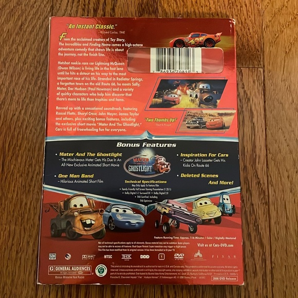 Cars DVD - Picture 2 of 3
